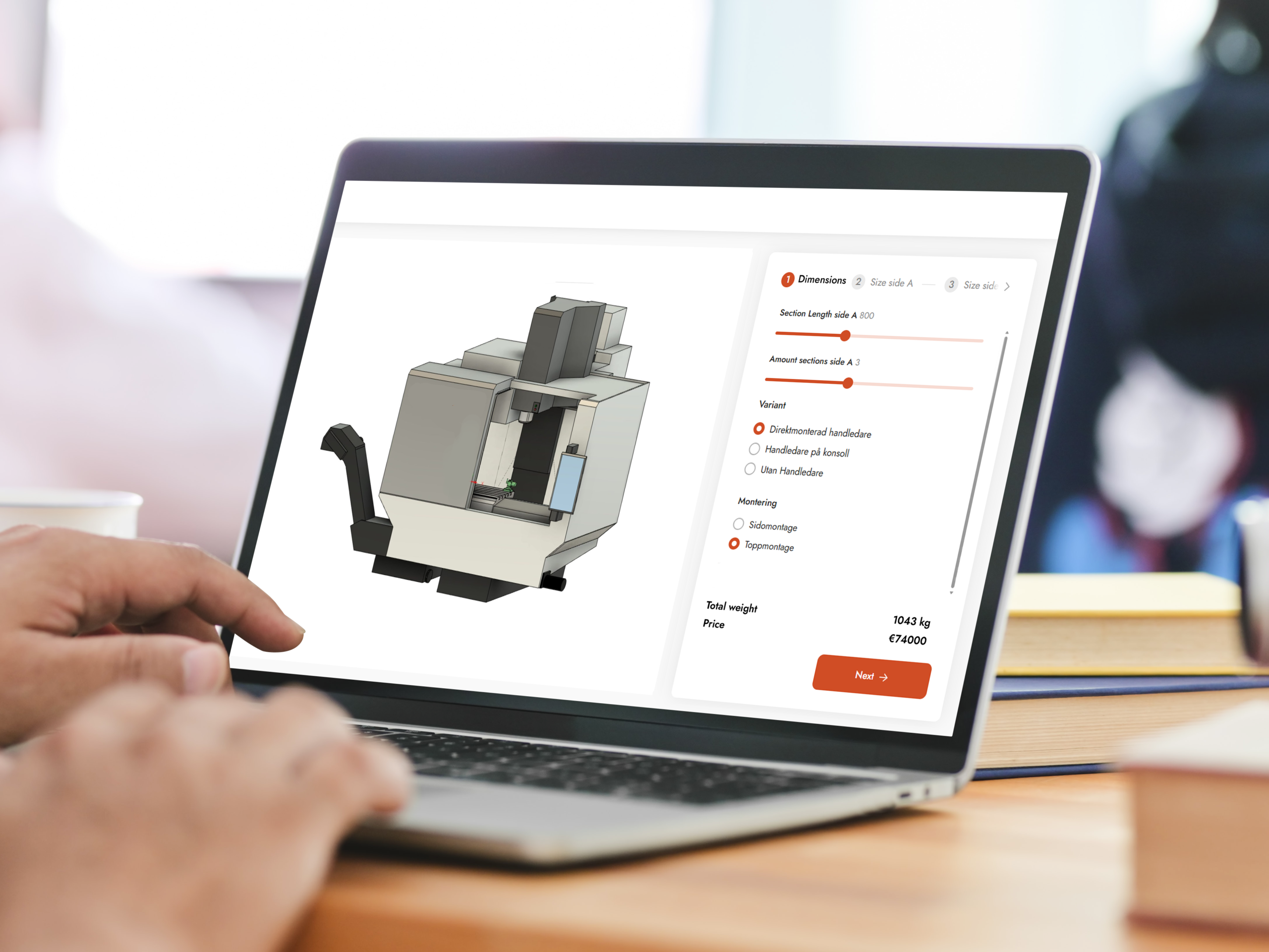 Machine configuration